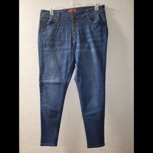 Wax Jean Butt I Love You Skinny Size 18